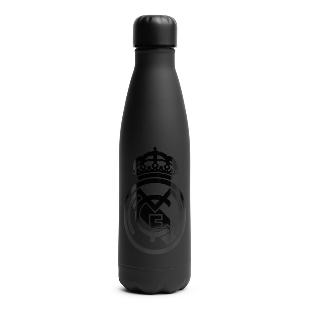 Steel Rubberized Bottle Black/Black 500ml
