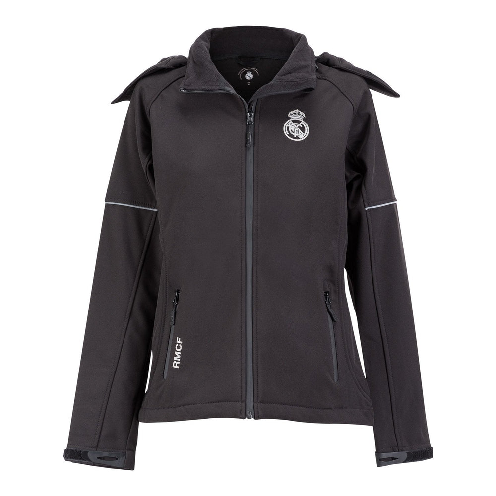 Real Madrid Womens Softshell Black