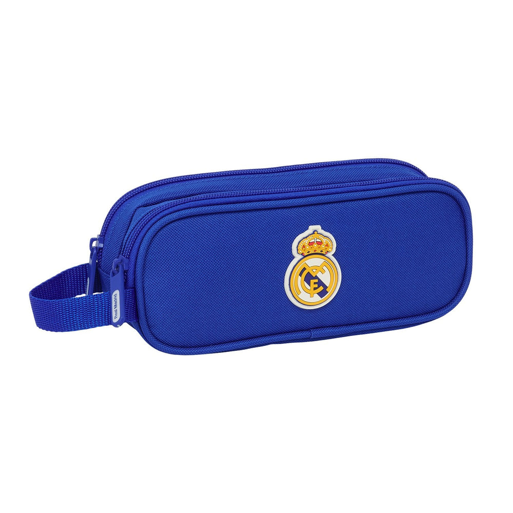 Double Pencil Case Blue