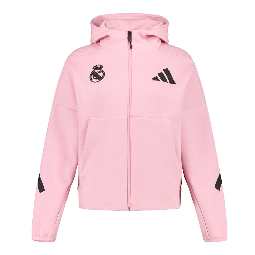 Womens adidas Real Urban Full Zip Hoodie Pink