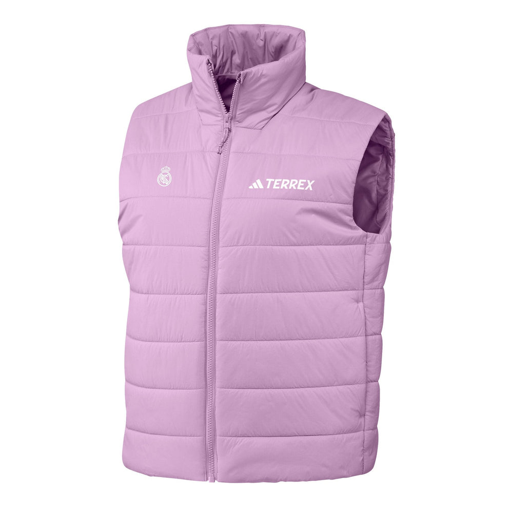 Womens adidas Terrex CLIMAWARM Rain Padded Vest Pink